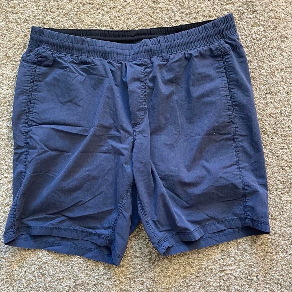 Navy Blue mens swim shorts medium coastal summer swim